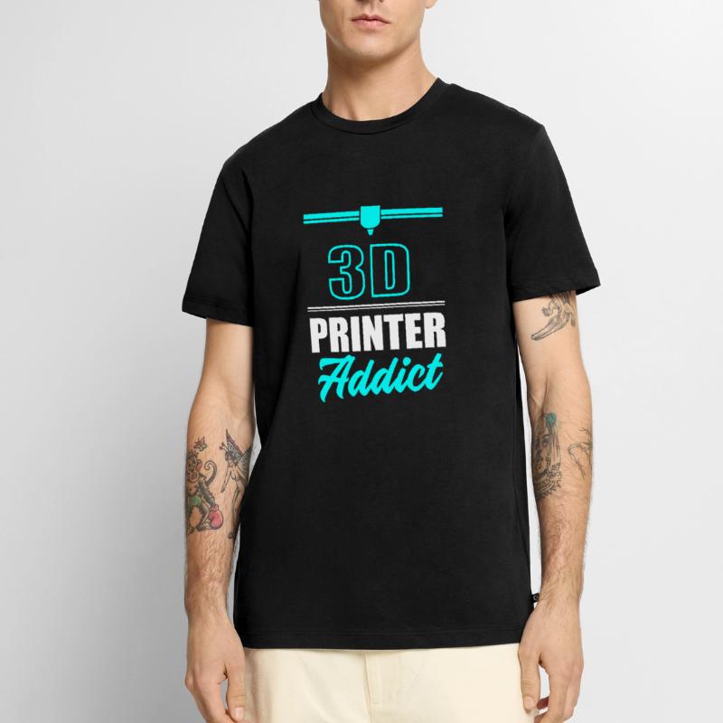 Impression 3D Impression Prototype T-shirt Premium bio Homme