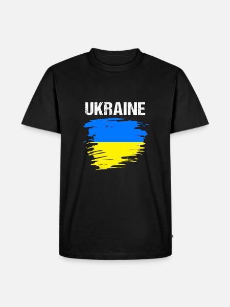 Ukraine - Men's Premium Organic T-Shirt - black