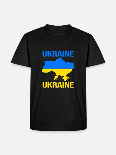 Ukraine - Men's Premium Organic T-Shirt - black