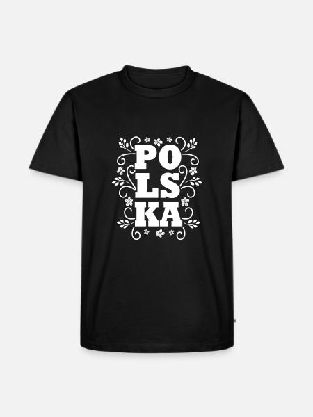 Poland Polish - Men's Premium Organic T-Shirt - black
