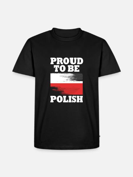 Poland Polish - Men's Premium Organic T-Shirt - black
