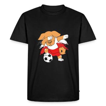 Pologne Polonais - T-shirt Premium bio Homme - noir - Devant - Nico (187cm)