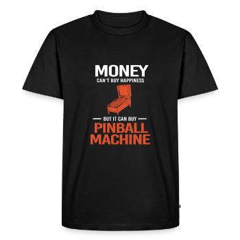 Flipper Boîte de flipper - T-shirt Premium bio Homme - noir - Devant - Nico (187cm)