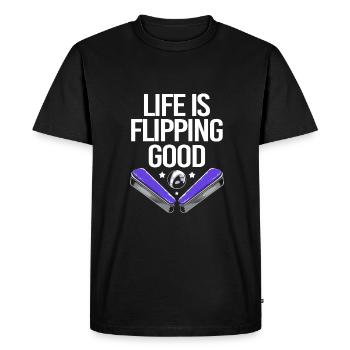 Flipper Pinball - T-shirt Premium bio Homme - noir - Devant - Nico (187cm)