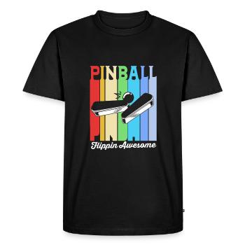 Flipper Boîte de flipper - T-shirt Premium bio Homme - noir - Devant - Nico (187cm)