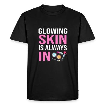 Beautician - Men's Premium Organic T-Shirt - black - Front - Nico (187cm)