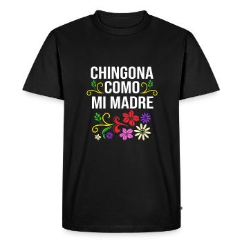 Latina Maman Latino - T-shirt Premium bio Homme - noir - Devant - Nico (187cm)