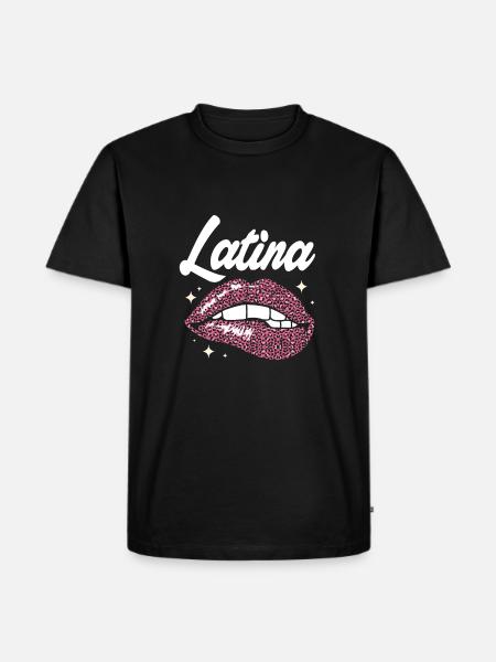 Latina Mutter - Männer Premium Bio T-Shirt - Schwarz