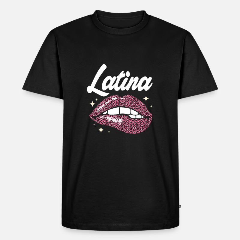 Latina Mutter - Männer Premium Bio T-Shirt - Schwarz