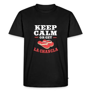 Maman latina - T-shirt Premium bio Homme - noir - Devant - Nico (187cm)