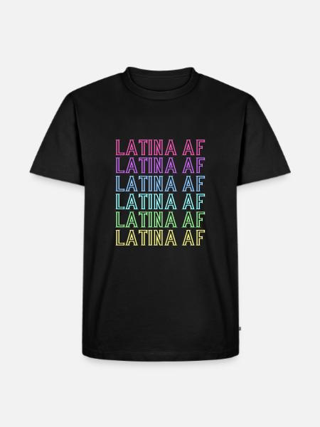Latina Mutter - Männer Premium Bio T-Shirt - Schwarz