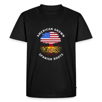 Spain - Men's Premium Organic T-Shirt - black - Front - Nico (187cm)