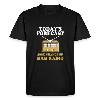 Amateur Radio Radio - T-shirt Premium bio Homme - noir - Devant - Nico (187cm)