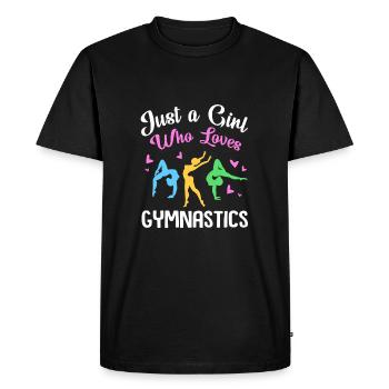 Athlétisme - T-shirt Premium bio Homme - noir - Devant - Nico (187cm)