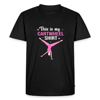 Gymnastique - T-shirt Premium bio Homme - noir - Devant - Nico (187cm)