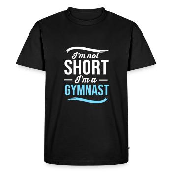 Gymnastique - T-shirt Premium bio Homme - noir - Devant - Nico (187cm)