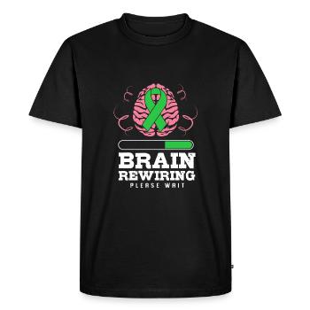 Traumatisme crânien - T-shirt Premium bio Homme - noir - Devant - Nico (187cm)