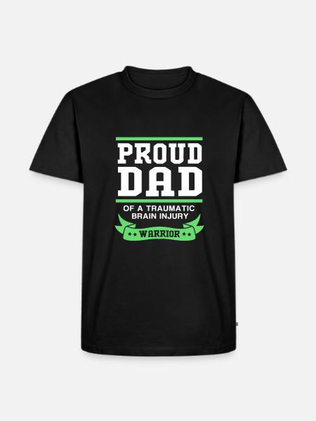 Traumatic brain injury - Men's Premium Organic T-Shirt - black