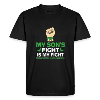 Traumatisme crânien - T-shirt Premium bio Homme - noir - Devant - Nico (187cm)