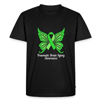 Traumatisme crânien - T-shirt Premium bio Homme - noir - Devant - Nico (187cm)