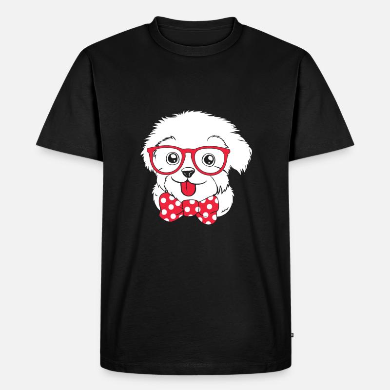 Malteser - Männer Premium Bio T-Shirt - Schwarz