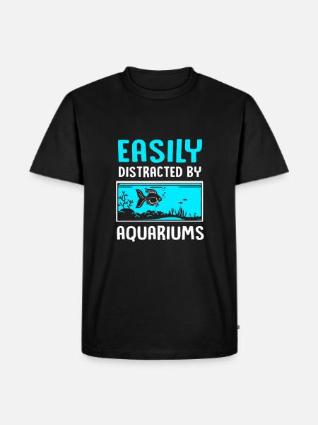 Aquarium Aquarist - Men's Premium Organic T-Shirt - black