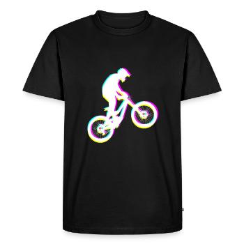VTT VTT VTT - T-shirt Premium bio Homme - noir - Devant - Nico (187cm)