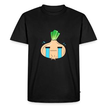 Onion - Men's Premium Organic T-Shirt - black - Front - Nico (187cm)