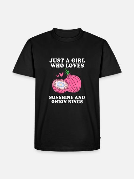 onion - Men's Premium Organic T-Shirt - black