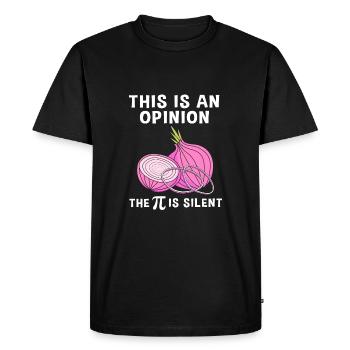 Onion - Men's Premium Organic T-Shirt - black - Front - Nico (187cm)