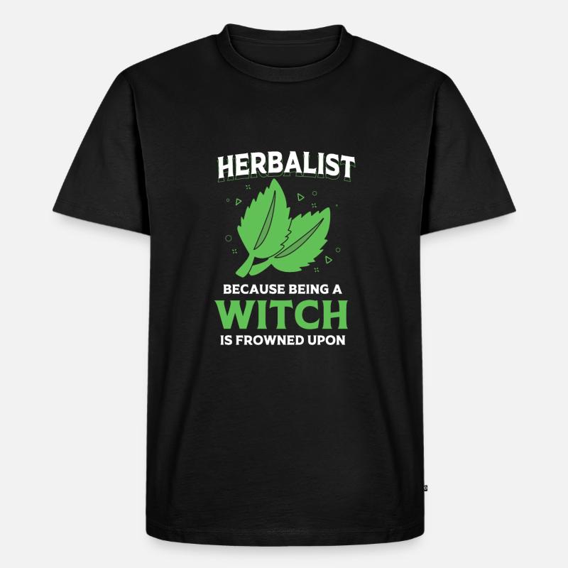 Ätherisches Öl - Männer Premium Bio T-Shirt - Schwarz