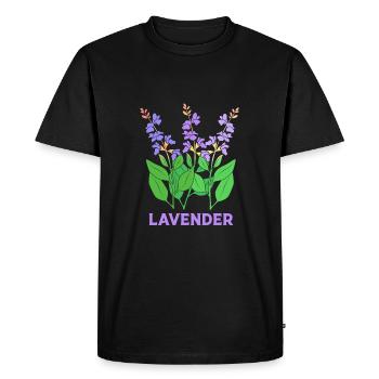 Essential oil - Men's Premium Organic T-Shirt - black - Front - Nico (187cm)