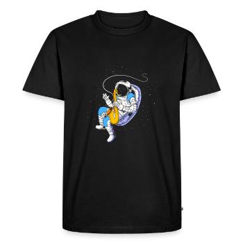 Saxophoniste saxophoniste - T-shirt Premium bio Homme - noir - Devant - Nico (187cm)