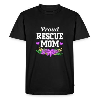 Sauvetage des animaux Droits des animaux Refuge pour animaux de sauvetage des animaux - T-shirt Premium bio Homme - noir - Devant - Nico (187cm)