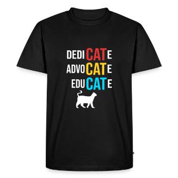 Sauvetage des animaux Droits des animaux Refuge pour animaux de sauvetage des animaux - T-shirt Premium bio Homme - noir - Devant - Nico (187cm)