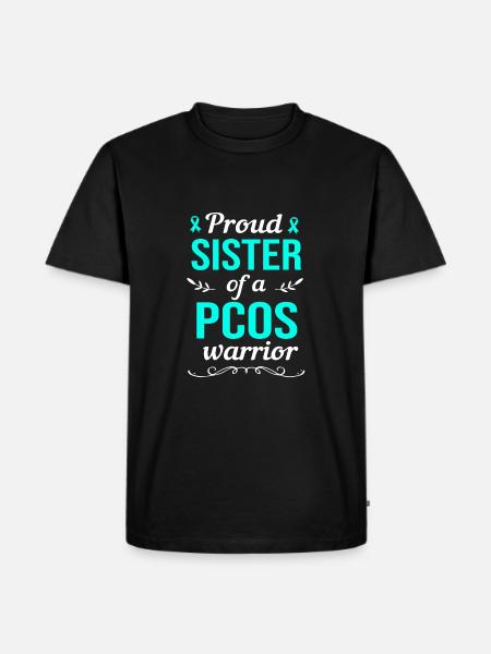 Pcos Awareness - Men's Premium Organic T-Shirt - black