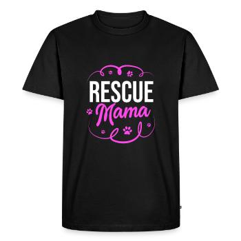 Dog Rescue Animal Rights Animal Rescue Animal Shelter - Men's Premium Organic T-Shirt - black - Front - Nico (187cm)