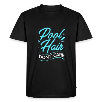 Pool Party - Men's Premium Organic T-Shirt - black - Front - Nico (187cm)