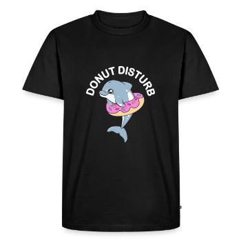 Fête à la piscine - T-shirt Premium bio Homme - noir - Devant - Nico (187cm)