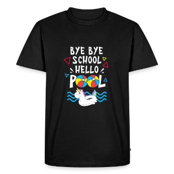 Pool Party - Men's Premium Organic T-Shirt - black - Front - Nico (187cm)