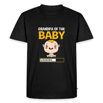 Christmas Gender Reveal Newborn Baby Sayings - Men's Premium Organic T-Shirt - black - Front - Nico (187cm)
