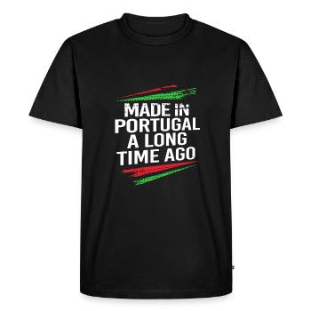 Portugal - T-shirt Premium bio Homme - noir - Devant - Nico (187cm)