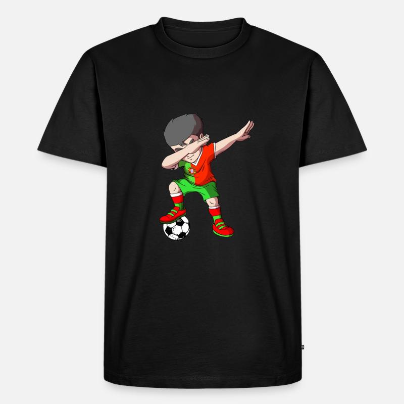 Portugal - Männer Premium Bio T-Shirt - Schwarz