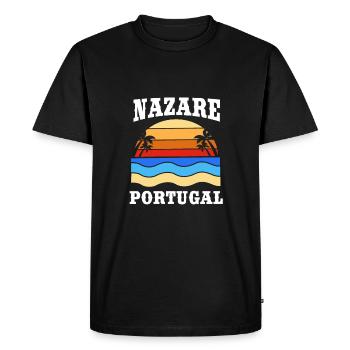 Portugal - T-shirt Premium bio Homme - noir - Devant - Nico (187cm)