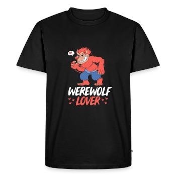 Loup-garou - T-shirt Premium bio Homme - noir - Devant - Nico (187cm)