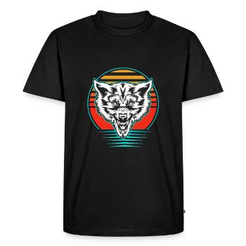 Loup-garou - T-shirt Premium bio Homme - noir - Devant - Nico (187cm)