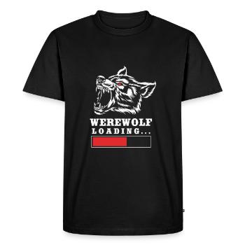 Loup-garou - T-shirt Premium bio Homme - noir - Devant - Nico (187cm)