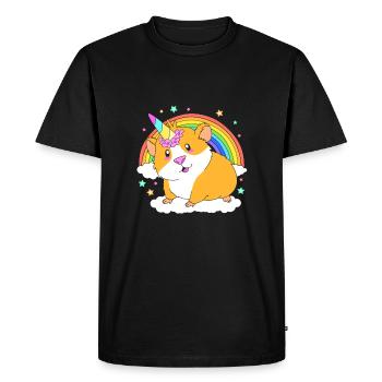 Guinea pig - Men's Premium Organic T-Shirt - black - Front - Nico (187cm)