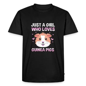 Guinea pig - Men's Premium Organic T-Shirt - black - Front - Nico (187cm)