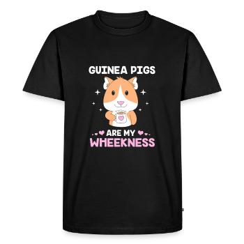 Guinea pig - Men's Premium Organic T-Shirt - black - Front - Nico (187cm)